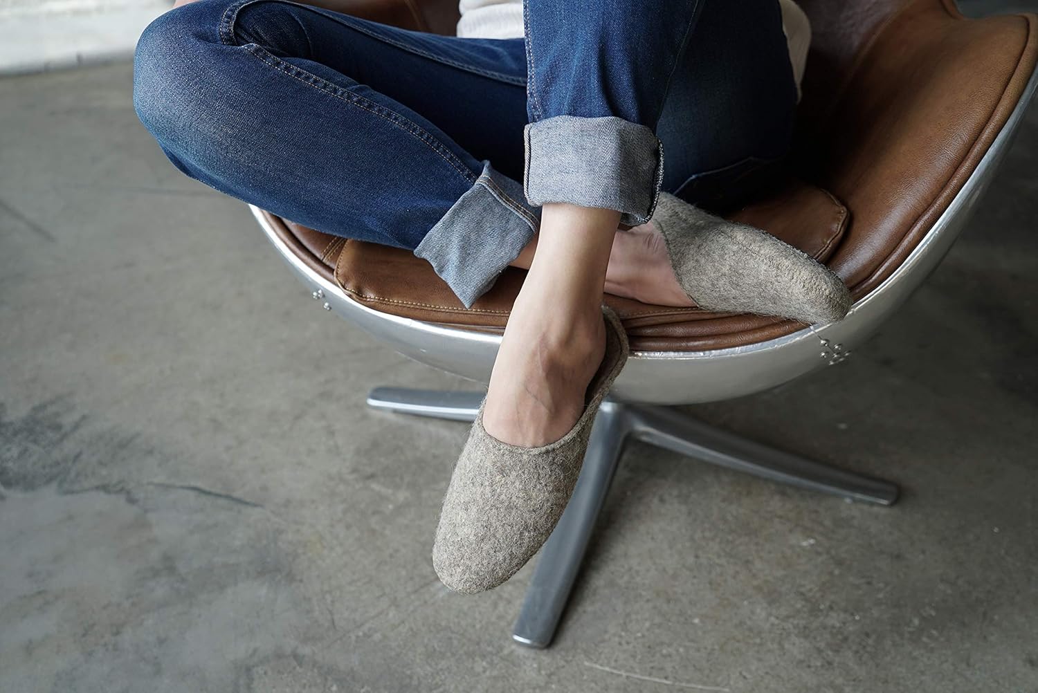 wool slippers with arch support