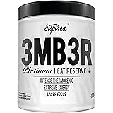 Inspired Nutraceuticals 3MB3R | Platinum Heat Reserve Intense Thermogenic, Carnitine, Ashwagandha, Dynamine, Cocobuterol, Dandelion Extract, Choline | Maui Wowie | 40 Servings