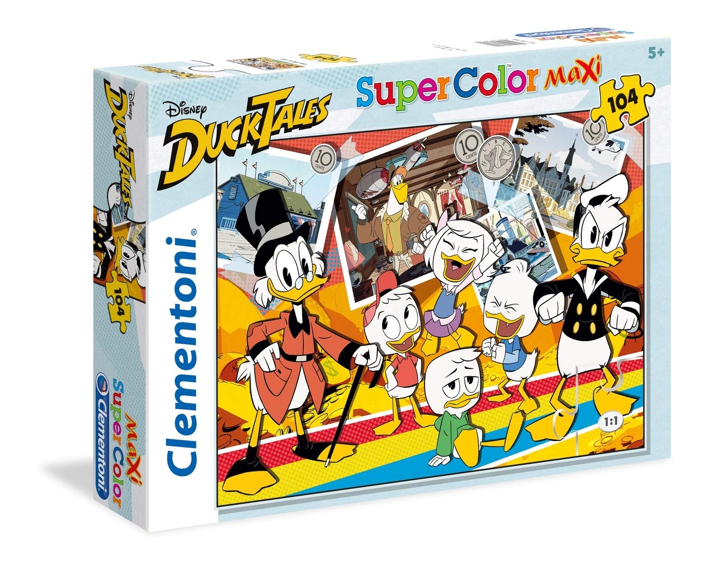 Clementoni 23718 Duck Tales – Maxi Puzzle (104 Pieces)