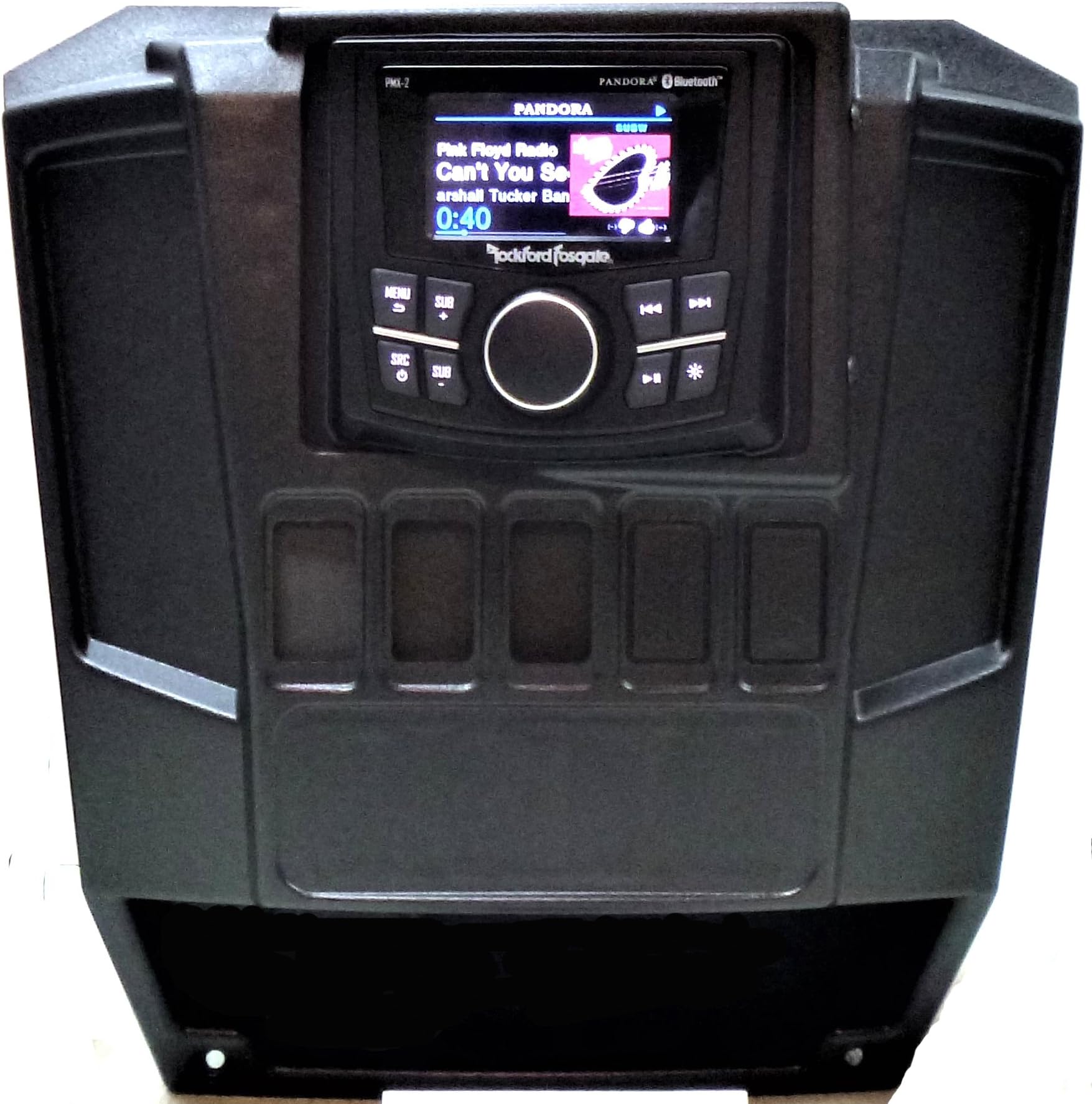 Recreational Watts 2013-2019 Polaris Ranger XP 570/900 / 1000 Dash Mount with Rockford Fosgate PMX-2 Radio Head Unit