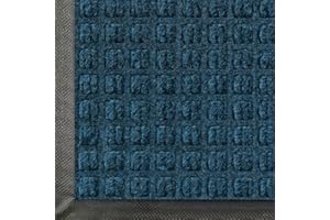 M+A Matting WaterHog | Commercial-Grade Entrance Mat with Rubber Border | Indoor/Outdoor, Quick Drying, Stain Resistant Door Mat | 3' Length x 2' Width, Navy (200610023)
