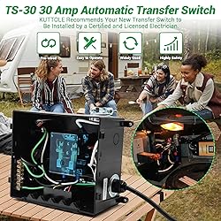 KUTTOLE 30 Amp Automatic Transfer Switch, RV
