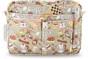 Multi-Functional Portfolio Organizer, Waterproof Travel Pouch Zippered Case,Journal Supplies Storage Case for Notebooks,Make-