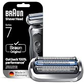 Braun Series 7 Electric Shaver Replacement Head, Easily Attach Your Shaver Head for a Shave as efficient as Day one, Compatible with New Generation Series 7 Shavers, 74S, Silver