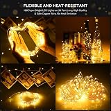 Makion Led Fairy Lights 10M 100 LED USB Warm White Copper Wire 8 Modes view 2
