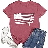 Ascrazy Women Hairstylist Shirt Funny Cosmetologist T-Shirt Hair Dresser Tee Tops