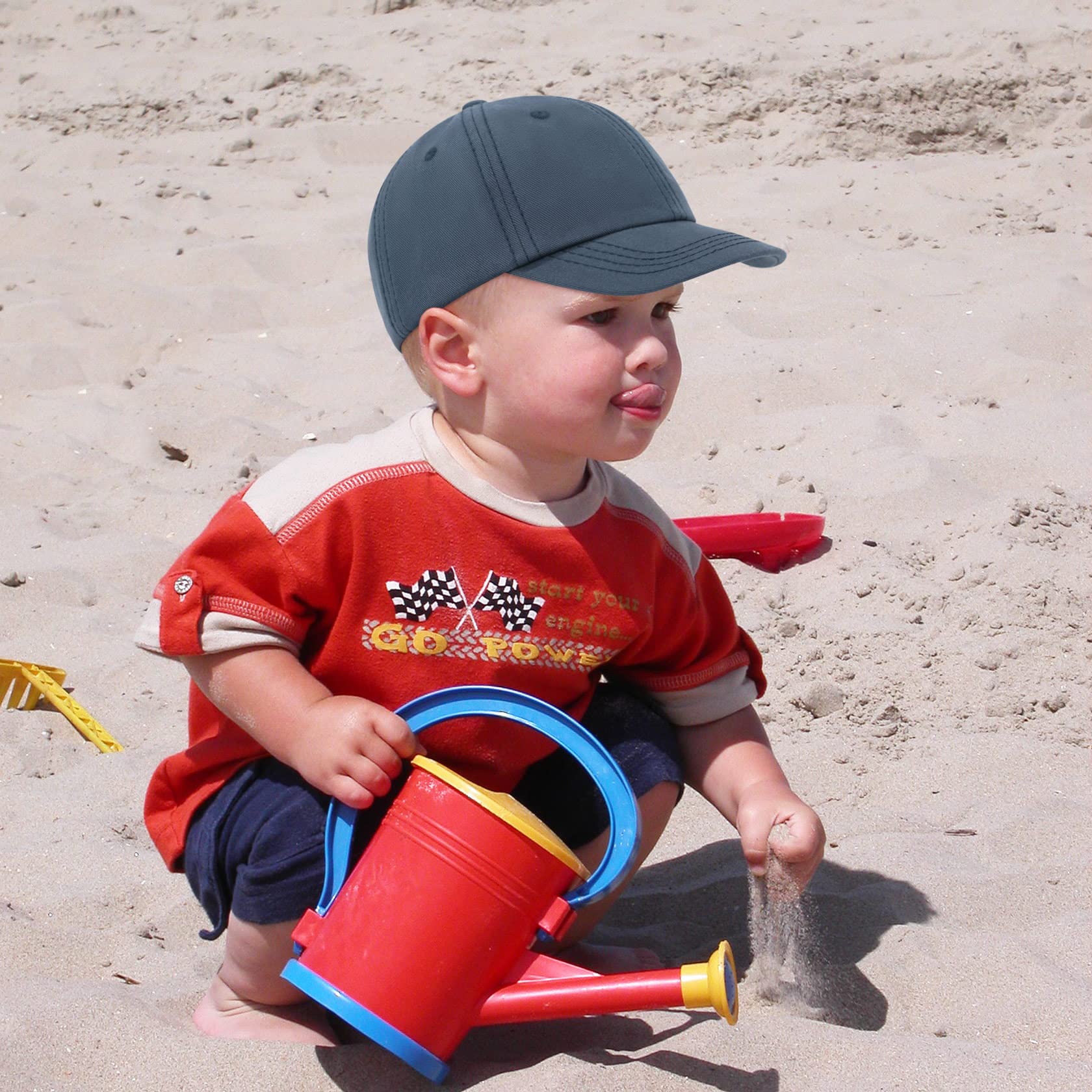 qikqik Baby Baseball Cap Toddler Baseball Hat Baby Ball Cap Toddler Hats for Boys Girls Cotton Infant Caps Kids Trucker Hat