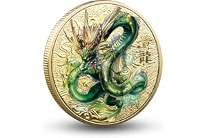 Gimilang Chinese Ancient Mythical Creatures Lucky Coin Lottery Ticket Scratcher Tool (Blue Dragon)