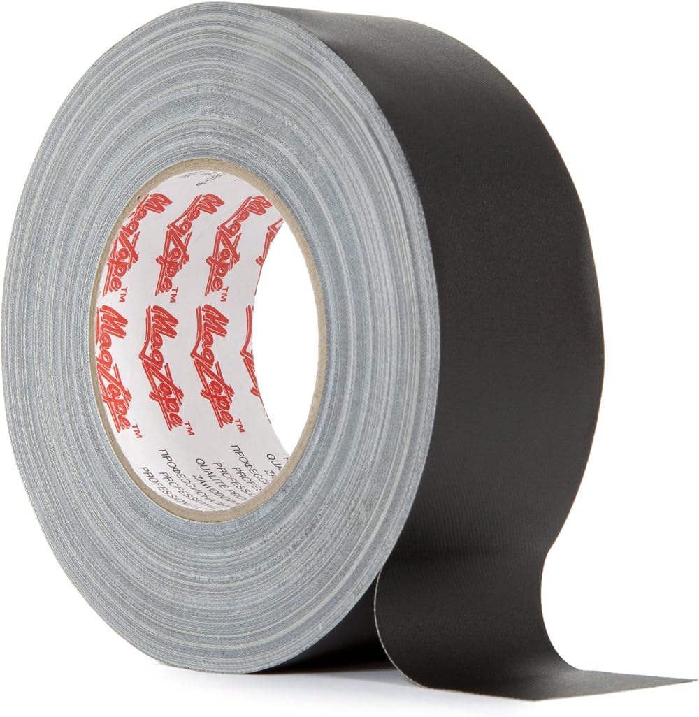 Magtape Matt 500 Black Duct Tape 50mm x 50m Heavy Duty Strong Adhesive
