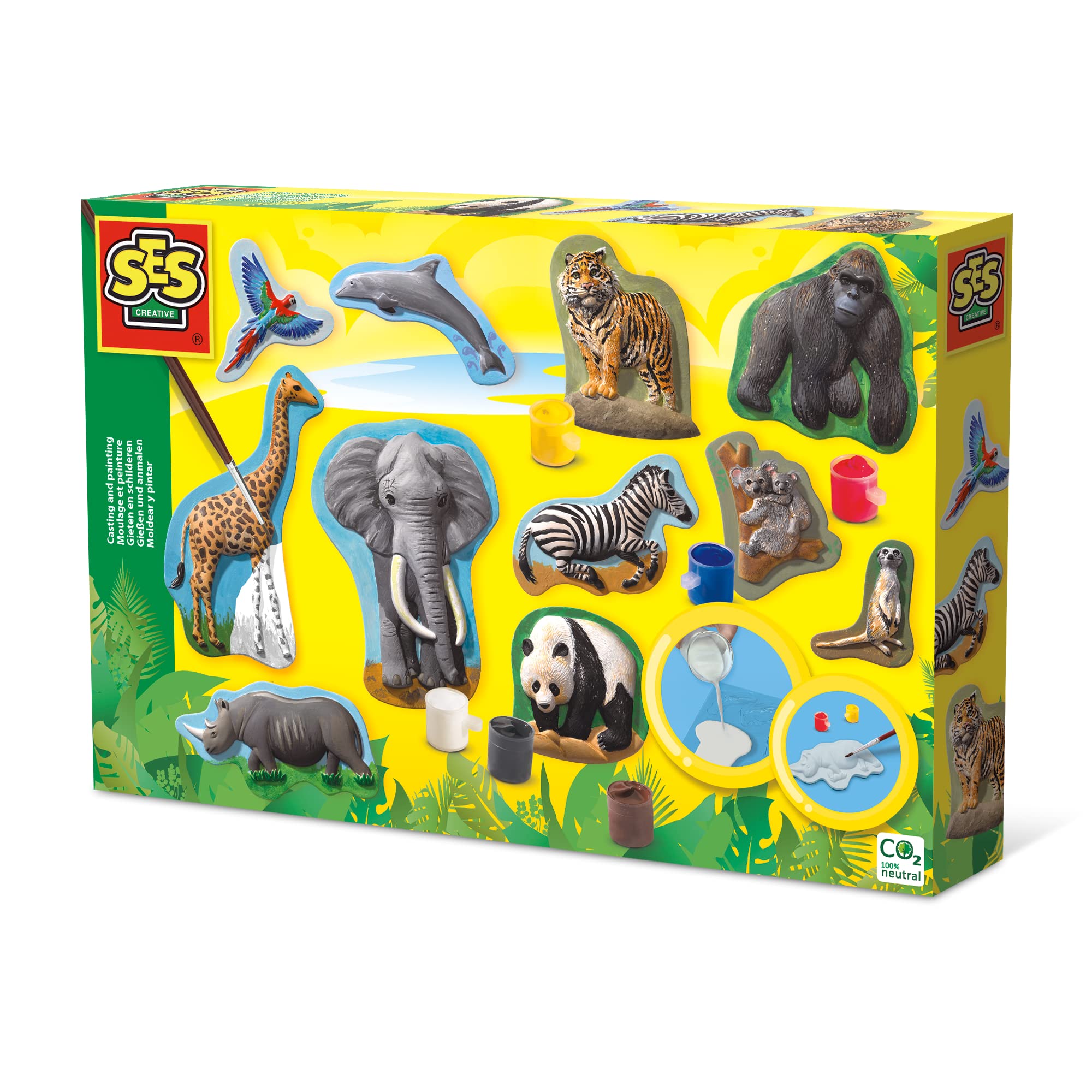 SES Creative 1132 Casting & Painting Animals, Mixed Colours, for 5 years to 9 years — image 1