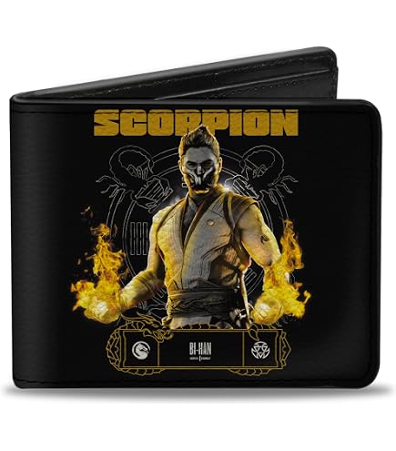 ナムコット ウォレット . Amazon:com- BuckleDown Mortal Kombat Bifold Wallet | Mortal