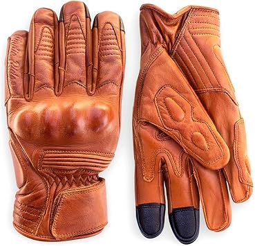 Leather motorcycle gauntlets Clearance
