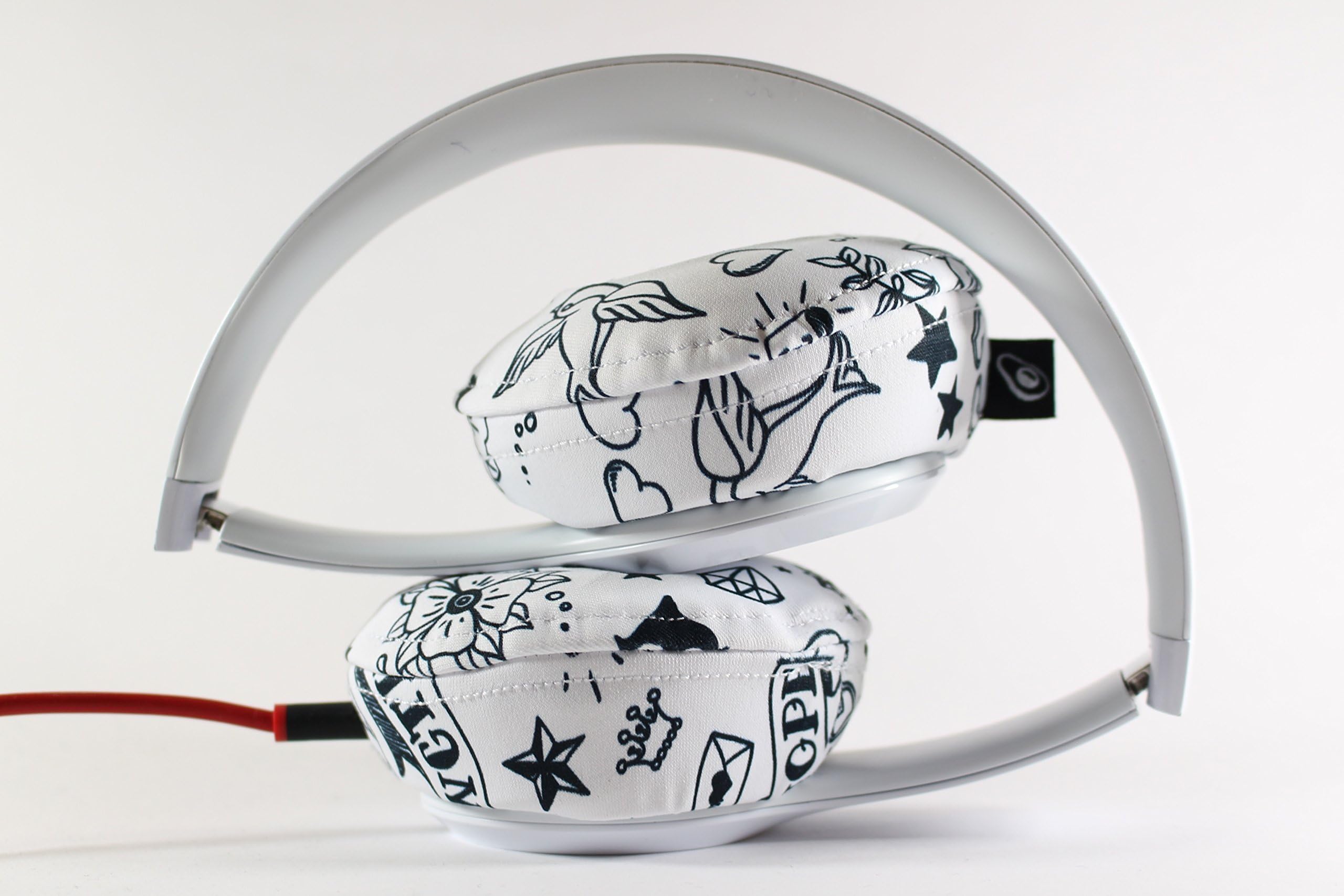 Avokado Caps - Washable Headphone Covers (Tattoo, S)