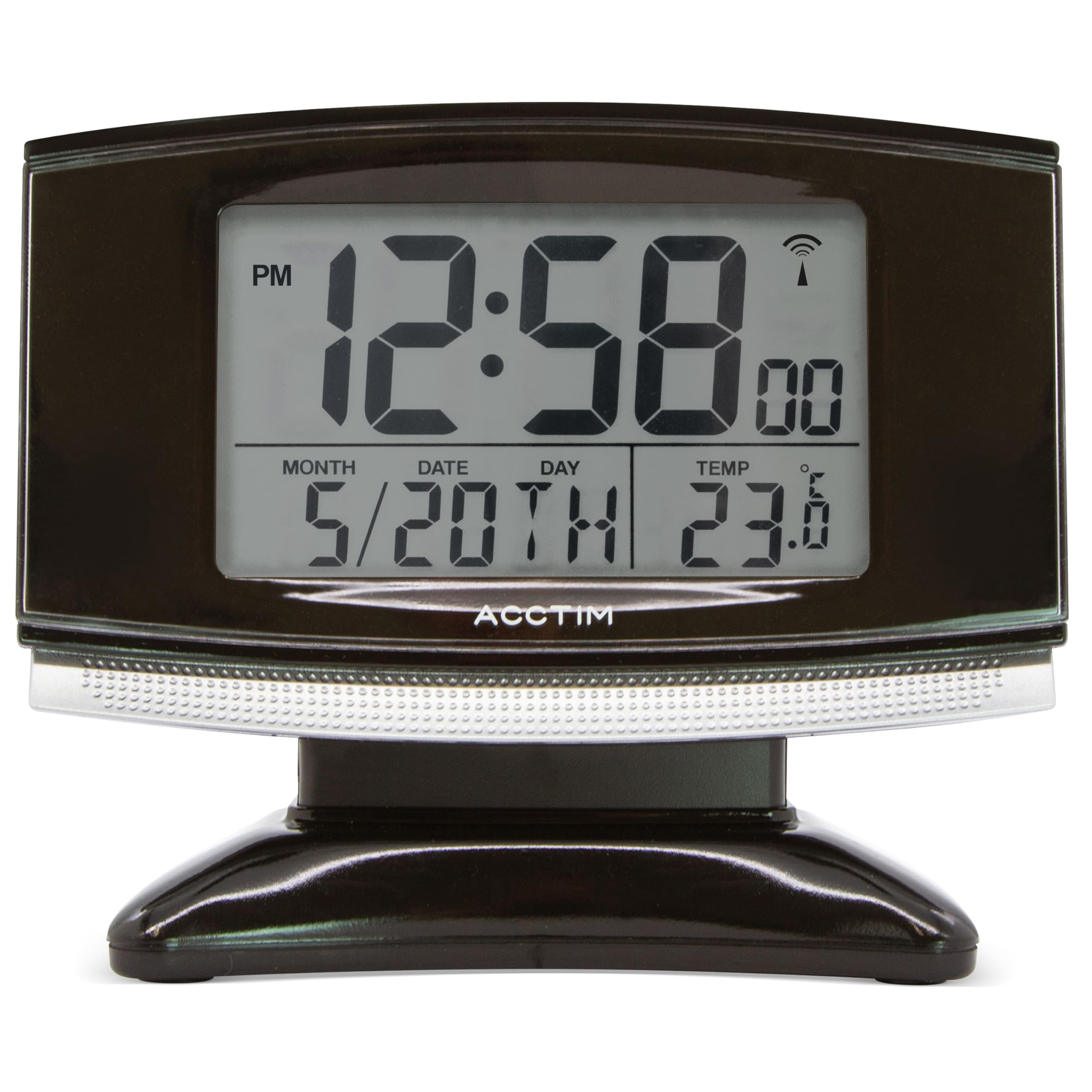 Acctim 71207 Acura Smartlite® Radio Controlled Alarm Clock, Black