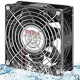 Wathai 120mm x 38mm 12V Waterproof Exhaust Fan Dual