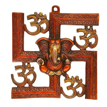 Accesorios Decorativos India Arte Laton Colgante De Pared De Dios