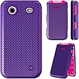 Ailiber Phone Case Compatible with for HMD Barbie Flip, Fits HMD TA-1681 Case, Dual Layer Shockproof, Silicone Bumper Non Slip Back, Military Grade, Heavy Duty Rugged Cell Phone Cover-Purple