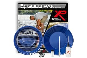 XP Metal Detectors Gold Pan Starter Kit - Ideal to Begin Gold Hunting - with XP Pan (15"), one Classifier (15") and Accessories (GP-Starter-KIT)