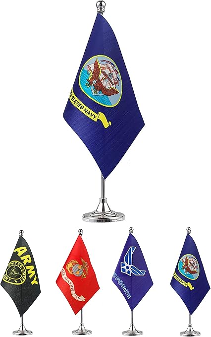 Amazon Com Gentlegirl Usa Us Navy Table Flag Stick Small Mini