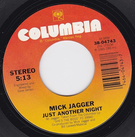 Mick Jagger Just Another Night/Turn The