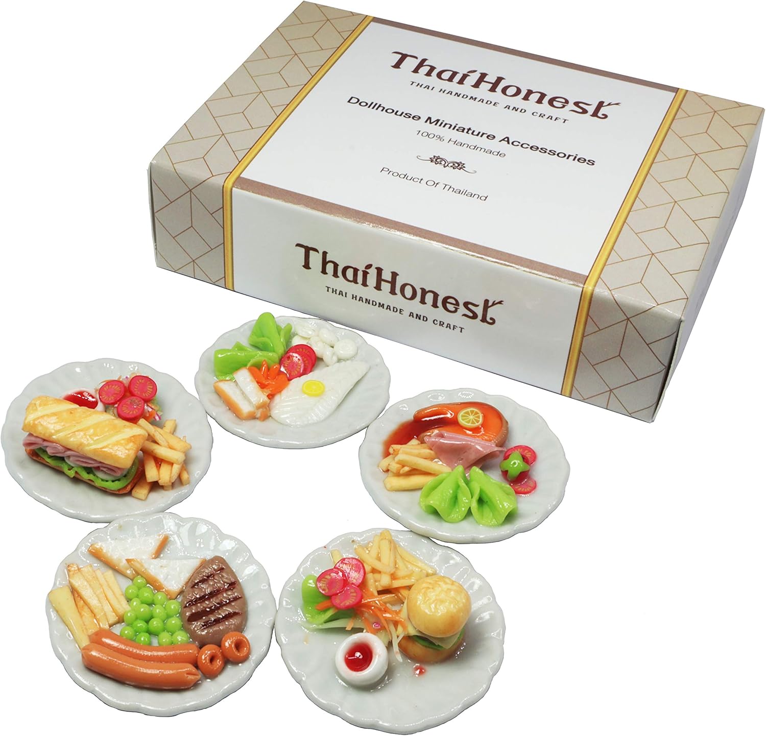 ThaiHonest 5 Mix Dollhouse Miniatures 