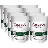 Cascade Platinum Dishwasher Cleaner Pods Fresh Scent, 1 Count (8 Pack)
