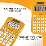 Lexibook FRUITIES Pocket Calculator 8 Digits 4 Operations Solar Battery Yellow view 4