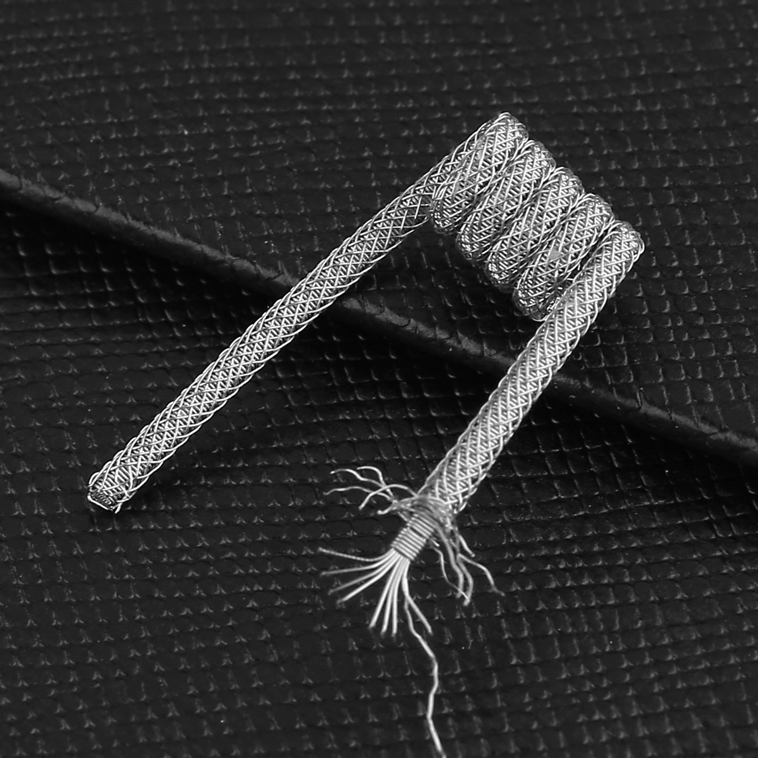 Braid fused staple 6 ft - AWG (Flat 0.1x0.3) x 8 +36GA+38GAx16 Resistance Wire,Nichrome 80 Prebuilt Wires for Household Wiring Use with Cotton