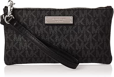 MICHAEL Michael Kors Wristlets Medium Wristlet Black One Size: Handbags: Amazon.com