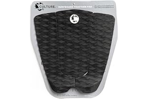 Culture Supply 3-Piece Traction Pad | Diamond Grip | 3M Adhesive | 40mm Tail Kick