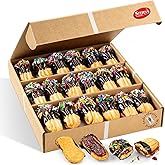 Italian Cookies Gift Basket | Chocolate Covered Cookies | 15 Cookies Individually Wrapped | Fresh Bakery Cookies | Birthday Food Gifts | Gourmet Cookies Gift | Kosher &amp; Nut Free | Stern&rsquo;s Bakery
