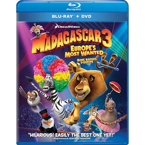 Amazon.com: Madagascar 3: Europe's Most Wanted [Blu-ray