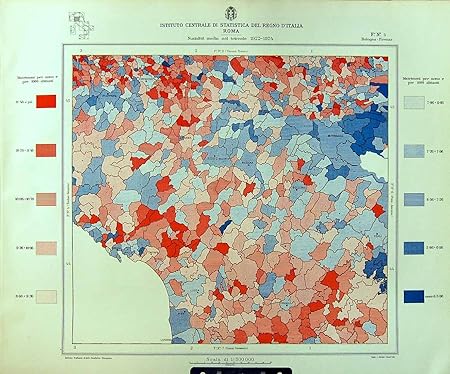Mariage Pise De Pesaro De 1933 De Carte Couleur Statistiques De L Italie Amazon Fr Cuisine Maison