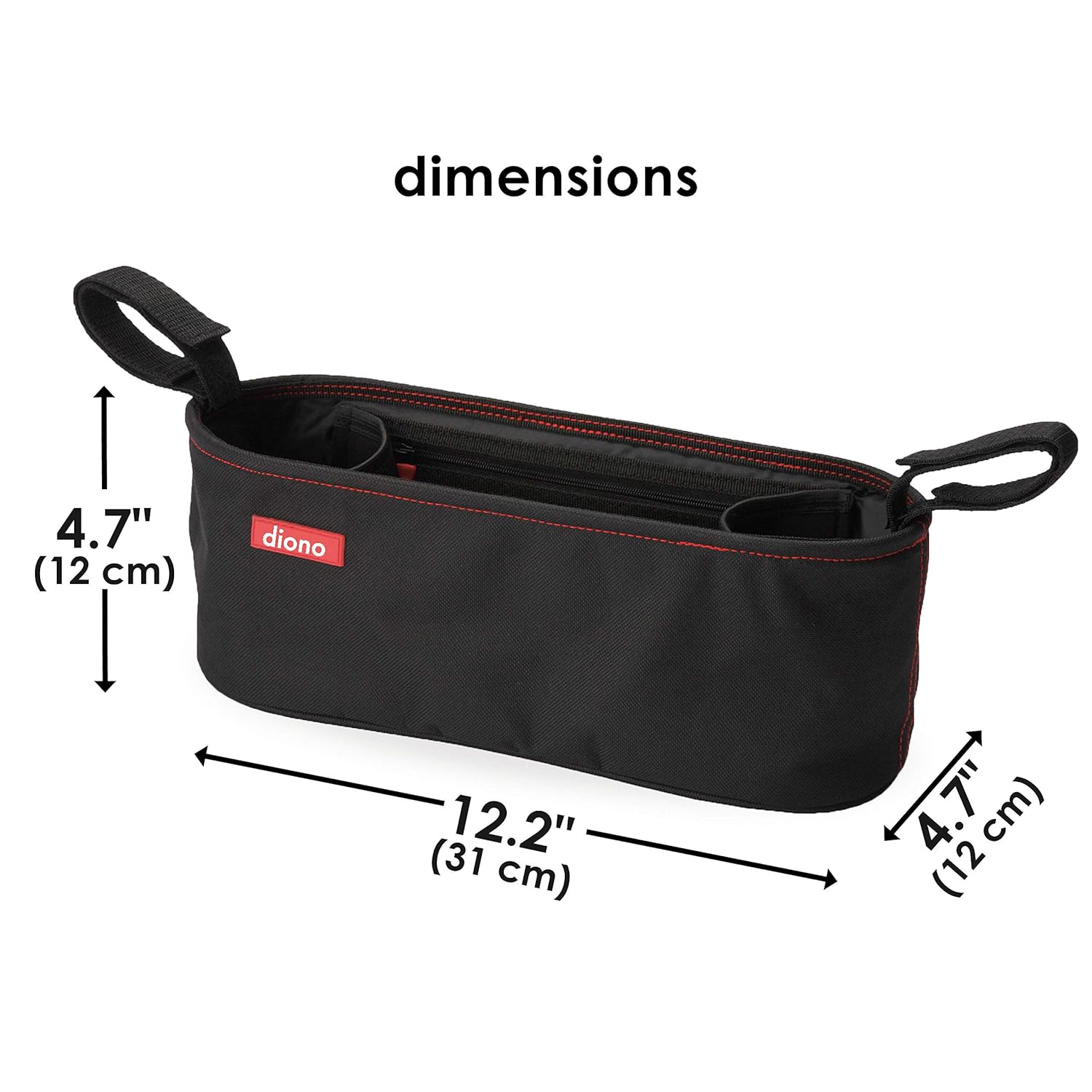 Diono Buggy Buddy, Stroller Organizer, Black : Child Safety Car Seat Accessories : Baby