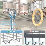 Yazoni Corner Shower Caddy No Drilling Adhesive Shelf 2 Pack Rustproof Stainless view 8