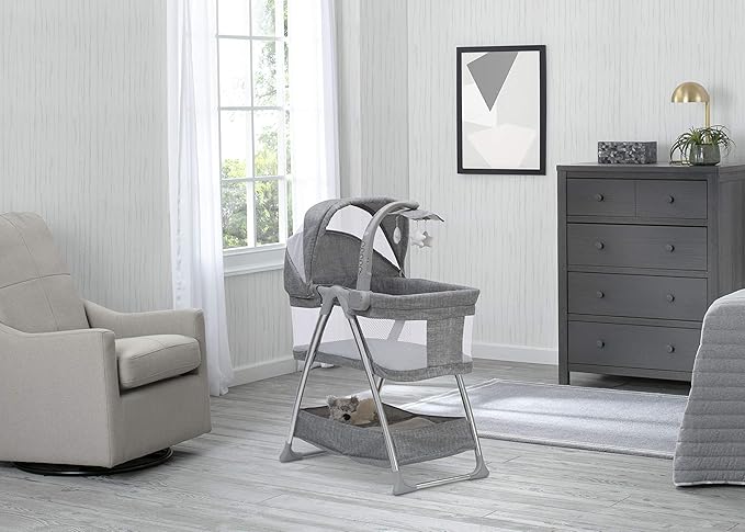 simmons kids by the bed twin city sleeper bassinet