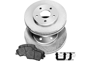 POWER SPORT PowerSport Front Brakes and Rotors Kit |Front Brake Pads| Brake Rotors and Pads| Ceramic Brake Pads and Rotors |fits 2014-2020 Nissan Qashqai, Rogue, Rogue Sport, X-Trail; Renault Koleos