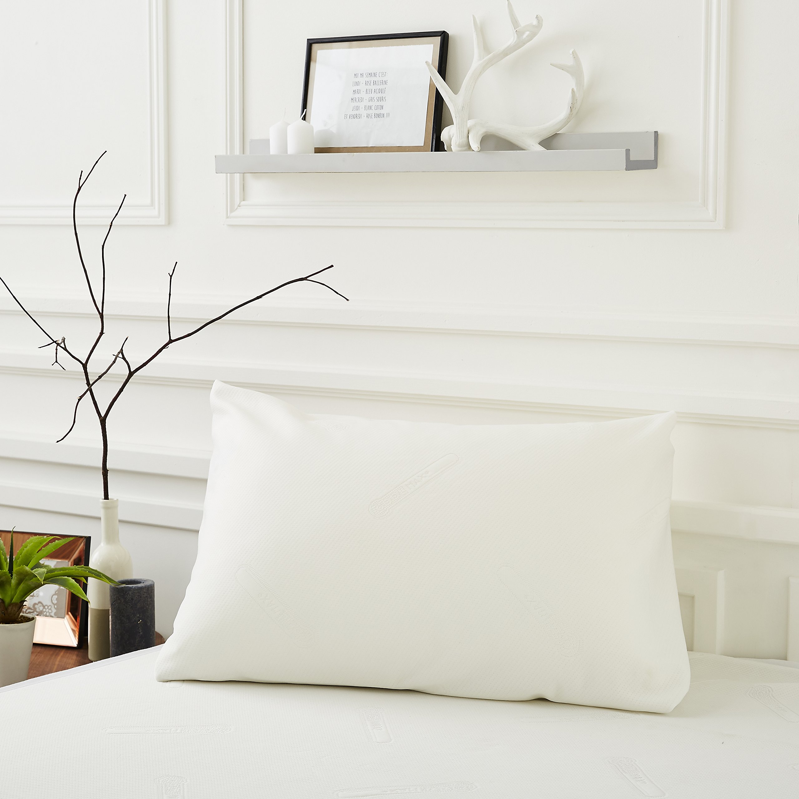 Sweetnight - Pillow Protector 65 x 65 cm | Coolmax Fabric | Anti-Sweat | Breathable | Flap Closure | Luxury Hotel Quality