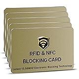 SaiTech IT RFID Cards, 5 Pack One Card Protects