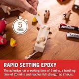 Araldite Rapid Epoxy Resin Glue 15ml x 2 Tubes Multi-Surface Bonds view 2