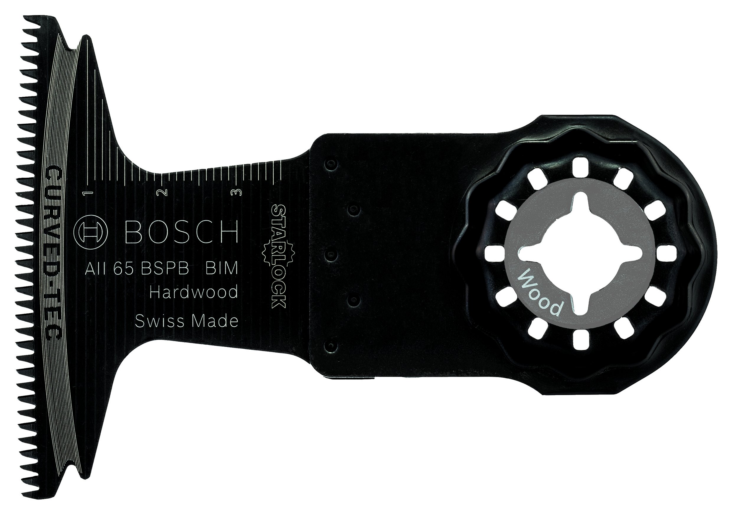 Bosch Professional 5x BIM Plunge Cutting Saw Blade AII 65 BSPB (for Hardwood, 40 x 65 mm, Accessory Multitool)