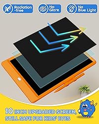 TEKFUN Toys for Girls Boys 10IN LCD Writing
