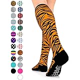 GO2 SOCKS Medium Compression 15-20 mmHg Fashion Line - Athletic Socks for Nurse Life - Womens Socks for Workouts, Running, Travel - Maternity Comfort, Pregnancy Relief - Live w Happy Legs & Feet