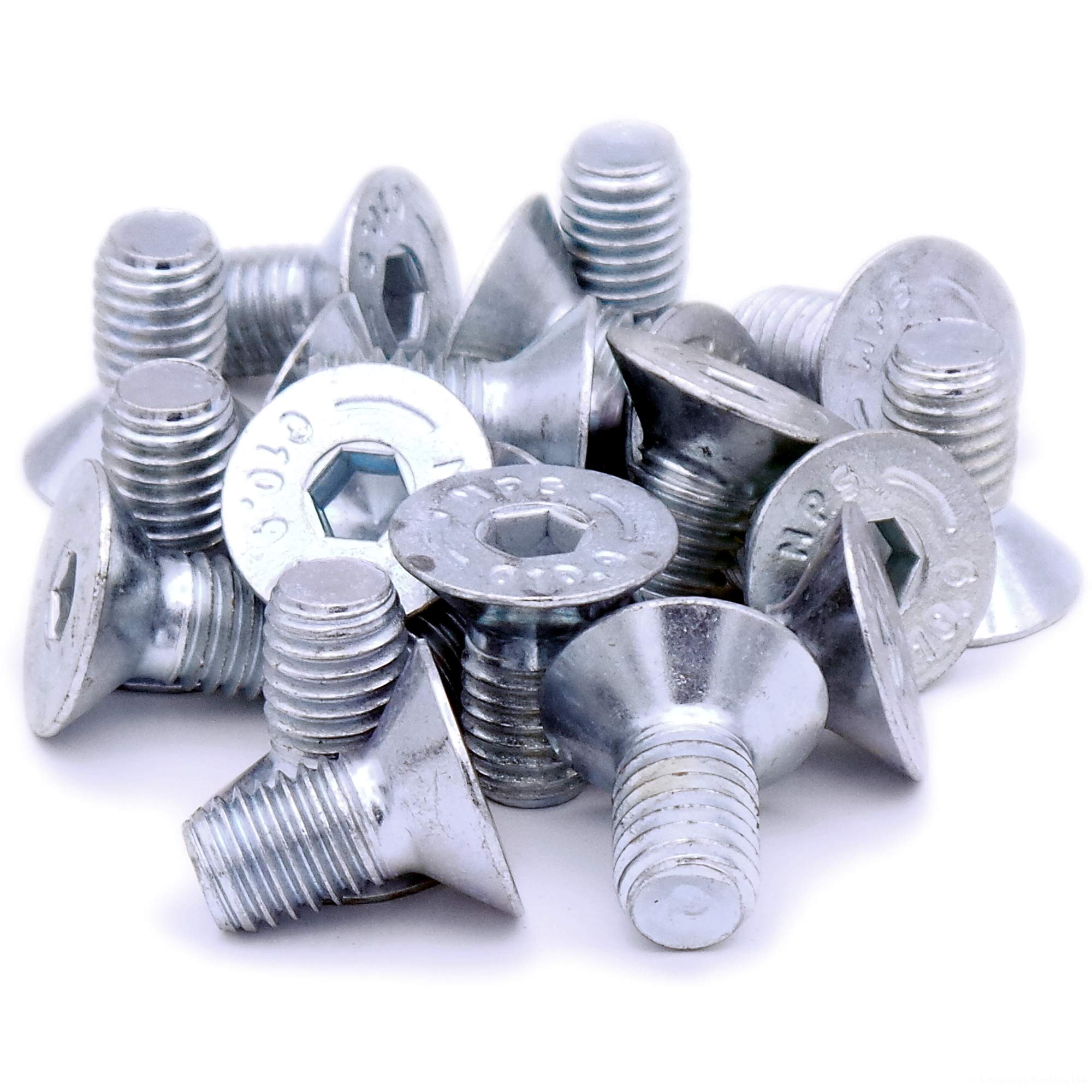 M5 (5mm x 55mm) Hex Socket Countersunk Machine Screw (Bolt) - Stainless Steel (A2) (Pack of 20)