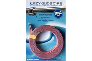 Ezyglide Tape - Stops Curtain Rings Catching on Drapery Rods 3.0 Meters (10 feet)