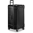Briggs & Riley 32" Extra Large Trunk Spinner - Checked Luggage for Travel, Suitcases with Wheels, Hardside Rolling Bag for Men & Women, Self-Repairing Zipper - Torq Collection, Stealth Black
