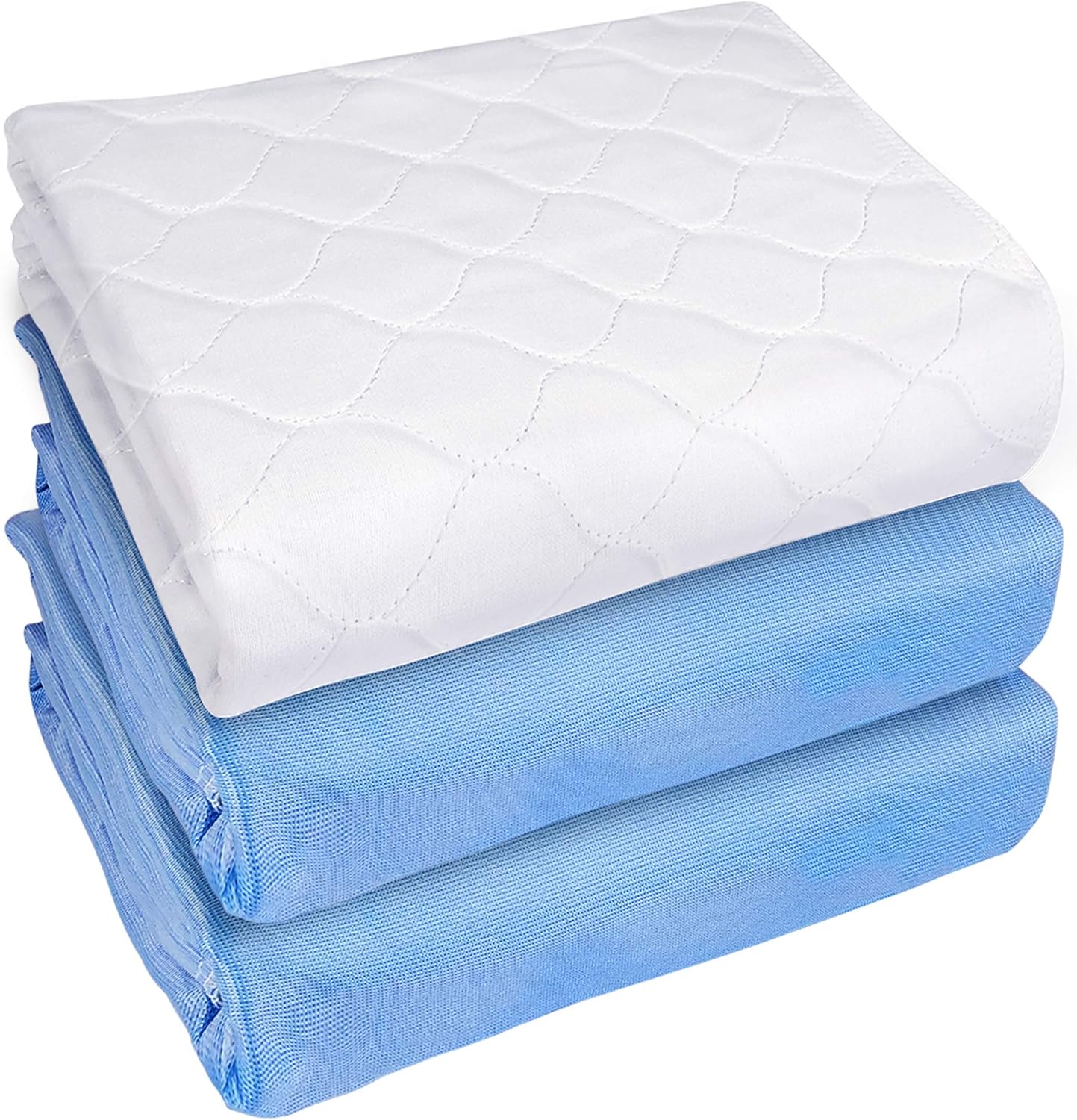 Heavy Absorbency Bed Pad, Washable and Reusable Incontinence Bed Underpads, 34"X36" (4 Pack), Waterproof Mattress Protector: Health & Personal Care