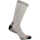 Merrell unisex-adult Men's and Women's Heavyweight Merino Wool Hiking Crew Socks- 1 & 3 Pairs - Reinforced Cushion