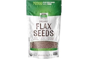 NOW Foods - Flax Seed Organic - 1 lb.