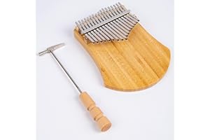 DOHASA Dohahsa "Little Skirt" 17-Key Bamboo Kalimba – Skirt-Shaped Thumb Piano, Bright & Warm Tone, Long-Lasting High Notes